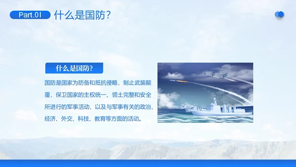 国防教育日大学生国防教育主题班会PPT课件