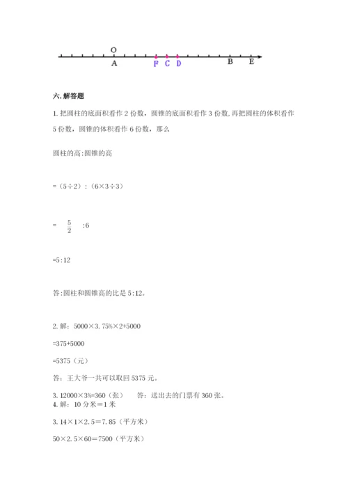 小升初六年级期末测试卷含答案（培优b卷）.docx