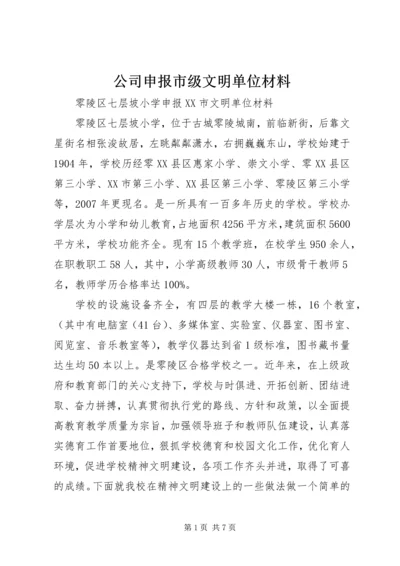 公司申报市级文明单位材料 (2).docx