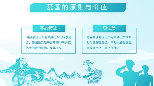 蓝色大海海军工作总结动态PPT模板