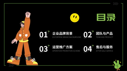 潮流创意品牌运营计划通用PPT模板