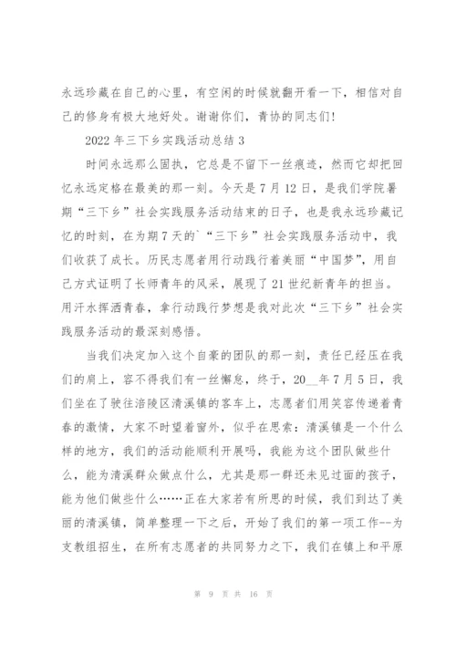 2022年三下乡实践活动总结.docx