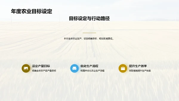 农业生产全年盘点