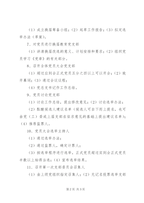 基层党支部换届改选工作程序.docx