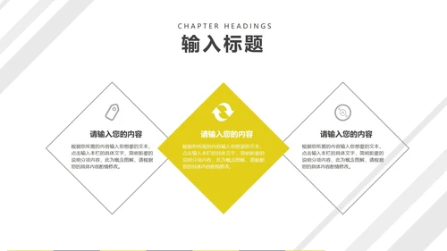 白色几何风工业风项目进度工作报告PPT模板