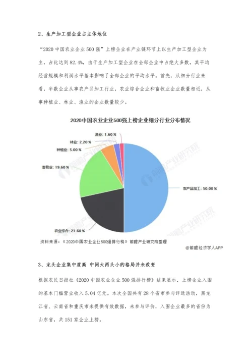 中国农业产业化联合体行业市场竞争格局分析-行业集中度较高.docx