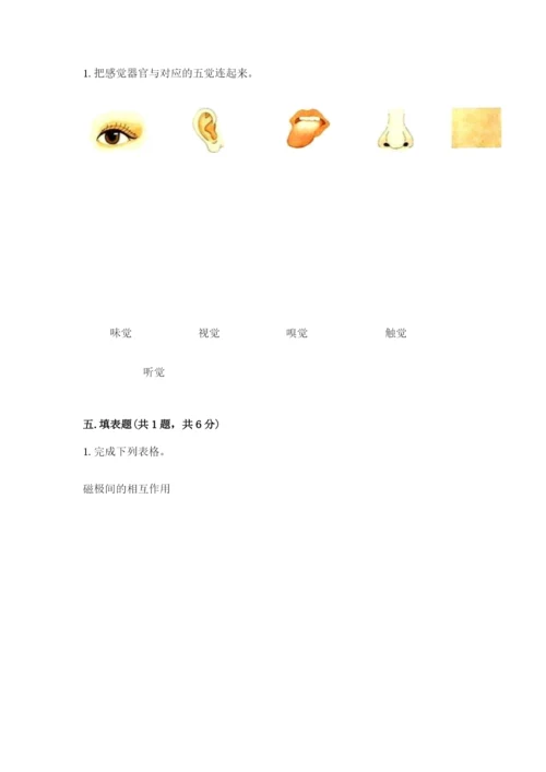 教科版二年级下册科学知识点期末测试卷（word）.docx