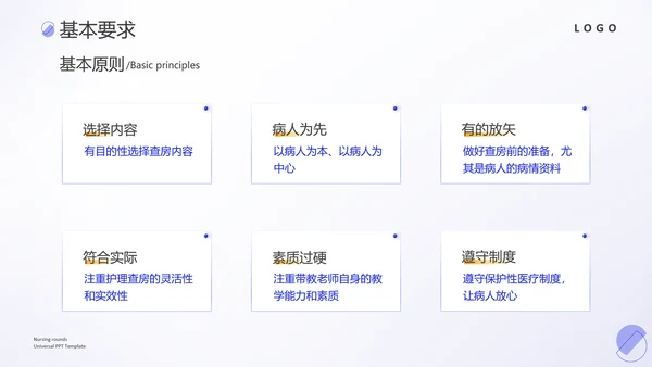 护理教学查房医疗工作医护汇报ppt模板