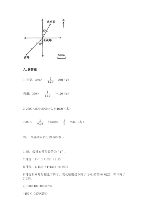 小升初六年级期末试卷带答案（研优卷）.docx