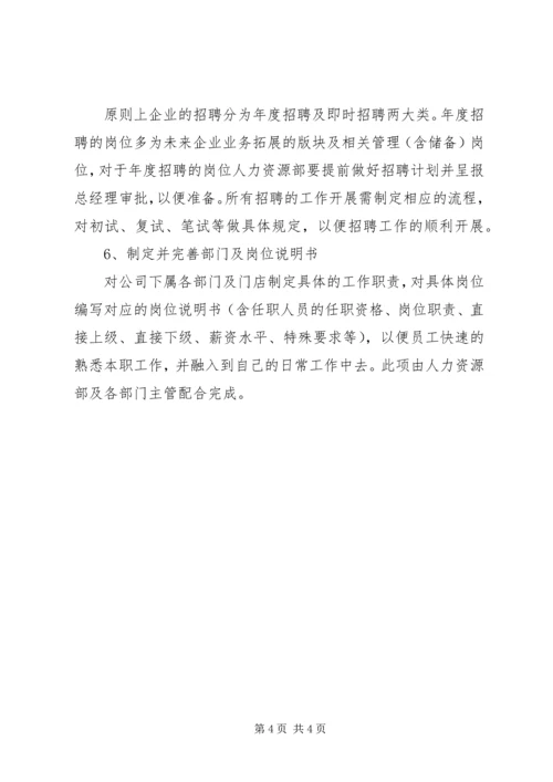 经典人力资源XX年工作计划例文.docx