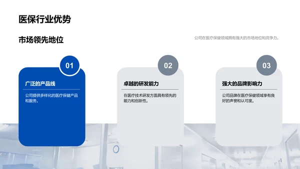 医保业务年度报告PPT模板