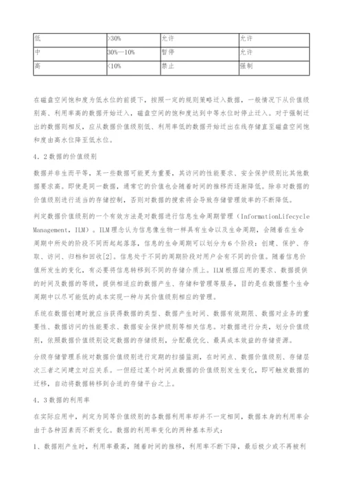 分级存储管理中数据迁移的触发条件.docx