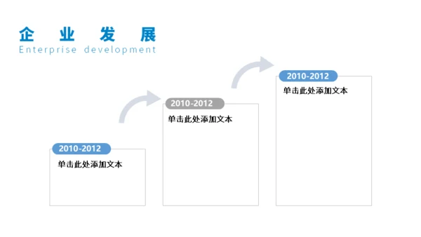 企业发展时间线通用PPT模板