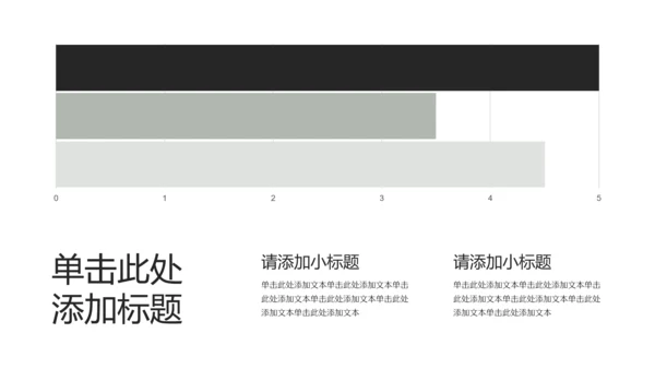 灰色极简风年中述职汇报PPT模板
