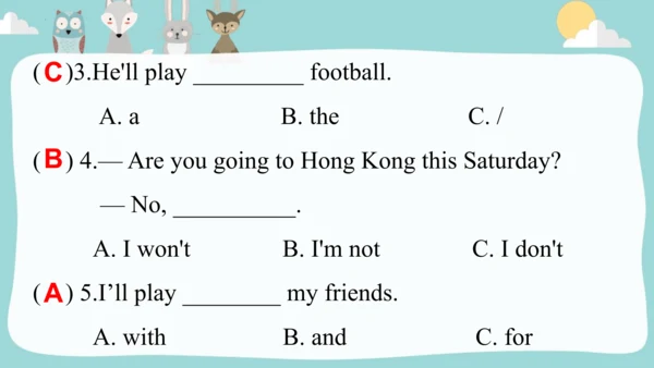 Module5Unit1 Will you take your ball tomorrow 课件(共