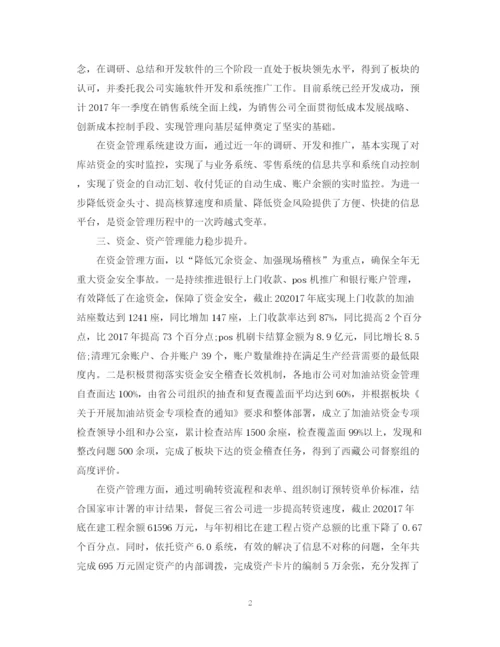 精编之财务总监年度个人工作总结范文.docx