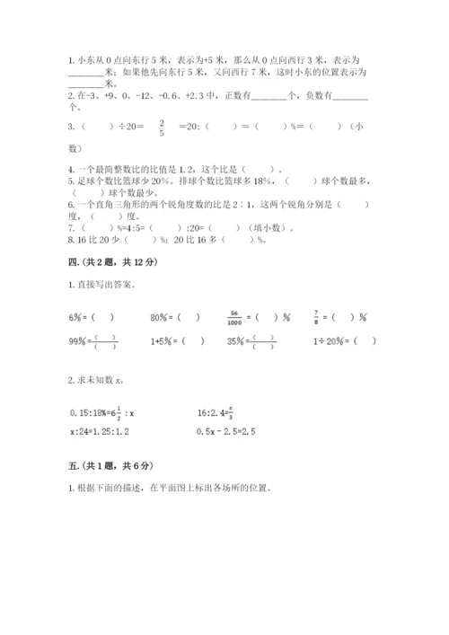 小学六年级升初中模拟试卷附完整答案（夺冠系列）.docx