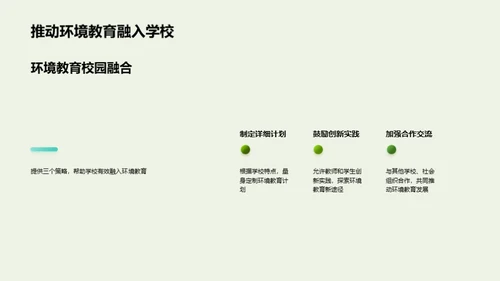 校园绿化·环保教育新理念