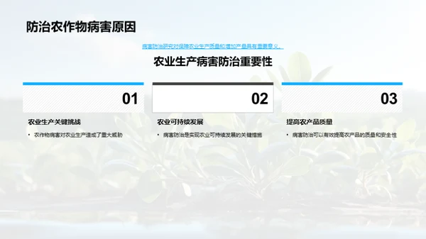 农作物病害防治研究