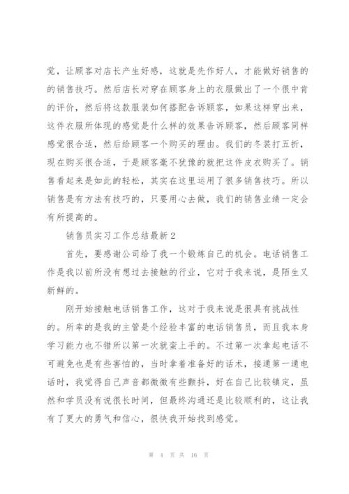 销售员实习工作总结5篇.docx