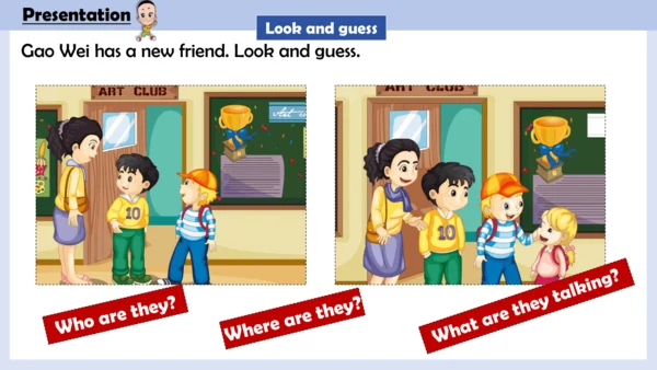 Unit 2 She looks cute .Lesson 7--Lesson 8  课件(共22张