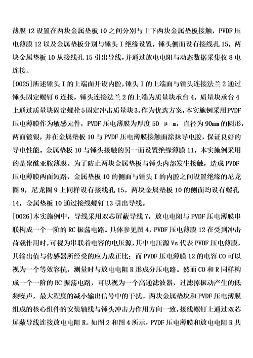 一种基于pvdf的落锤试验机冲击力测量装置制造方法