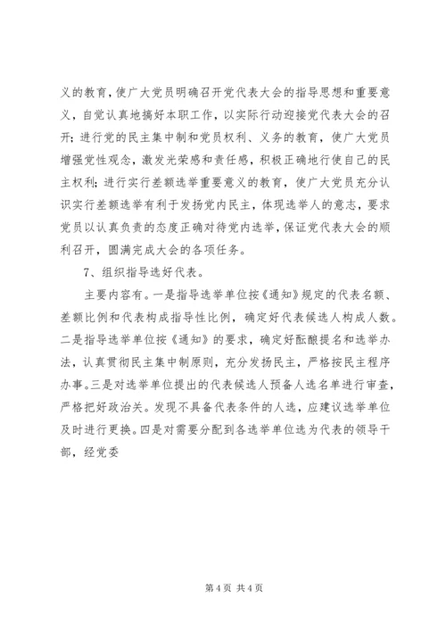 县乡镇党委换届XX县区党代表选举工作会议培训讲话 (3).docx