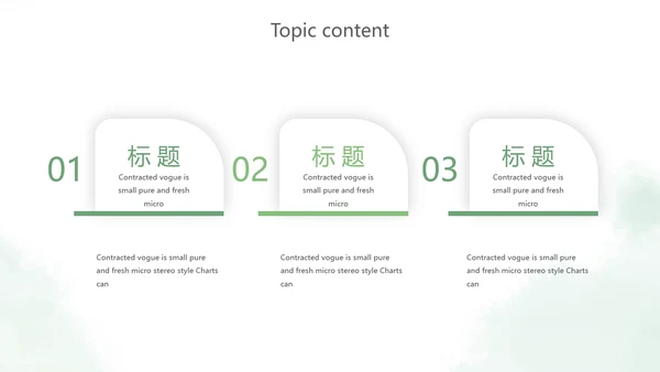 绿色小清新述职报告PPT动态模板