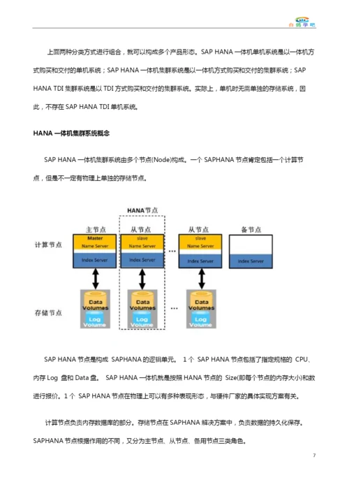 HANA内存数据库技术架构详解.docx