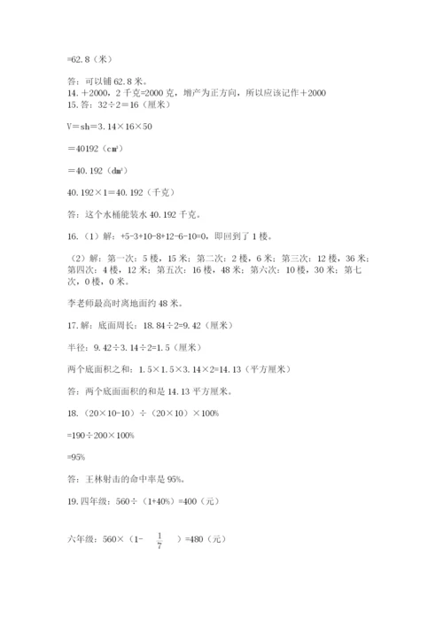 六年级小升初数学应用题50道（典优）.docx