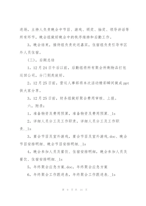 开展公司聚会的相关策划方案.docx