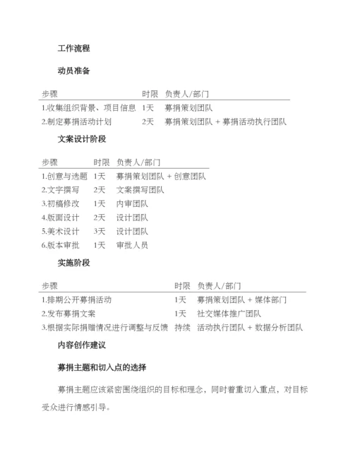 募捐项目文案策划方案.docx