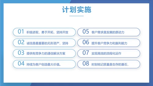 蓝色奔跑励志个人述职报告动态PPT