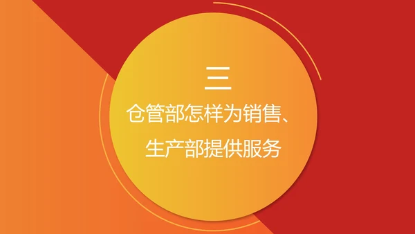红色商务风仓管部员工知识培训PPT模板