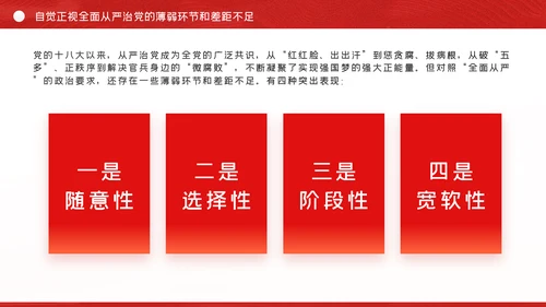 贯彻全面从严治党锤炼坚强党性和过硬作风党课