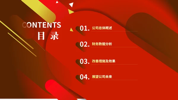 财务管理分析报告通用PPT模板