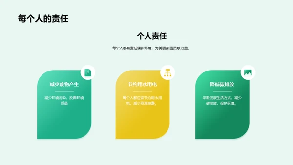 绿色生活，从我做起