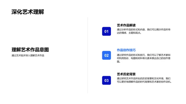 艺术批评教学讲座PPT模板