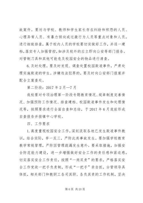 解店二中“校园欺凌”专项治理整治方案.docx