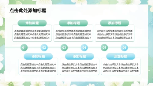 绿色小清新风开学自我介绍汇报PPT模板