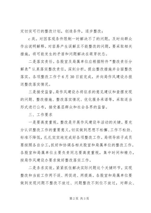 财政局作风建设整改方案.docx