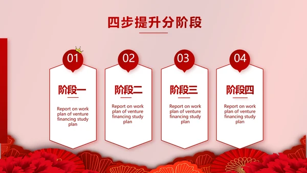红色喜庆中国传统婚礼文化动态PPT模板