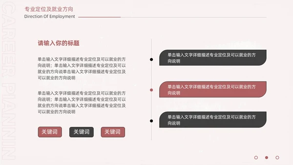 手绘卡通大学生职业生涯规划ppt