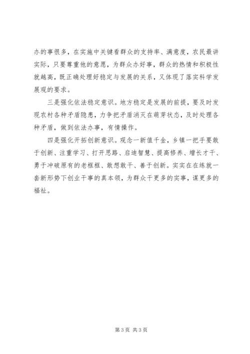 做好乡镇工作的思考 (3).docx
