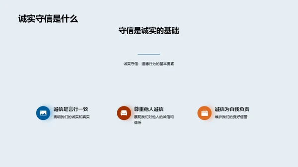 诚信之道