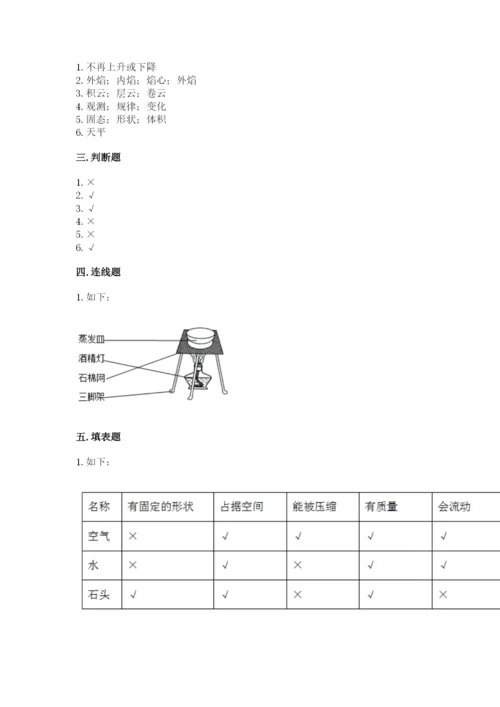 教科版小学三年级上册科学期末测试卷附参考答案【典型题】.docx