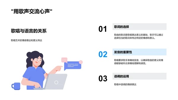 歌唱技巧教学PPT模板