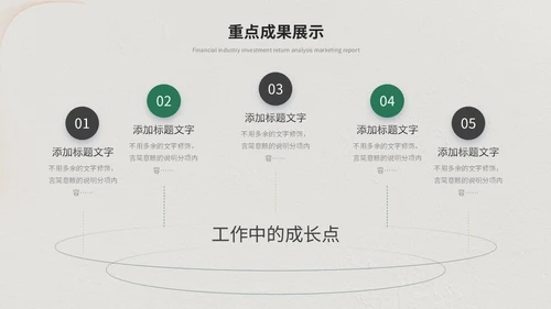 绿色简约清新商务工作总结工作汇报工作计划述职报告ppt模板