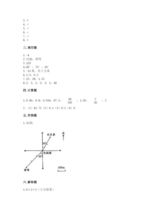 小升初数学期末测试卷附答案ab卷.docx