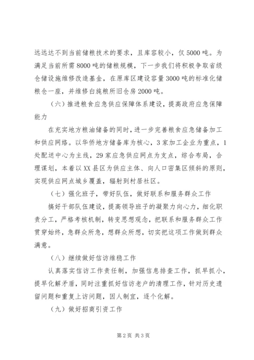 粮食局年度工作计划 (3).docx